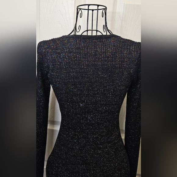 🌺Planet Gold Mini Sweater Dress - Picture 2 of 5